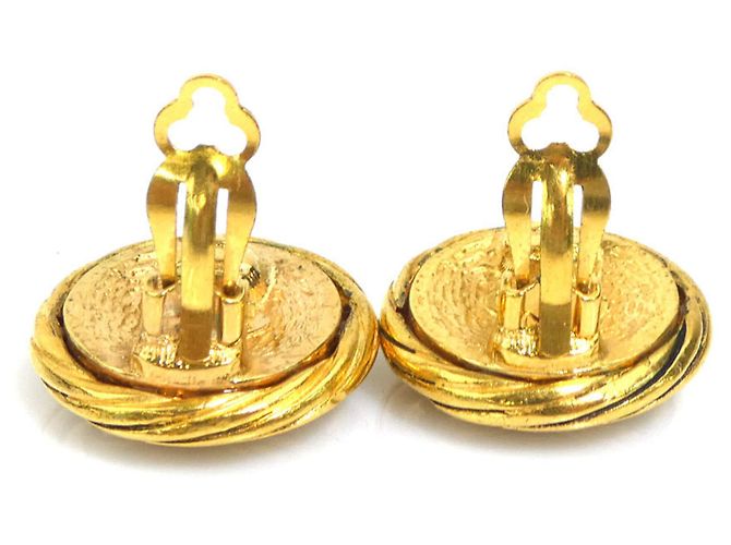 Orecchini a clip in oro Chanel D'oro - vista 5