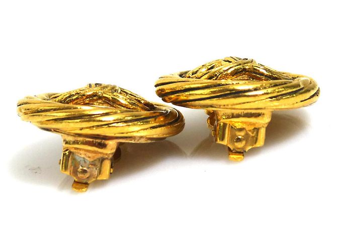 Orecchini a clip in oro Chanel D'oro - vista 6