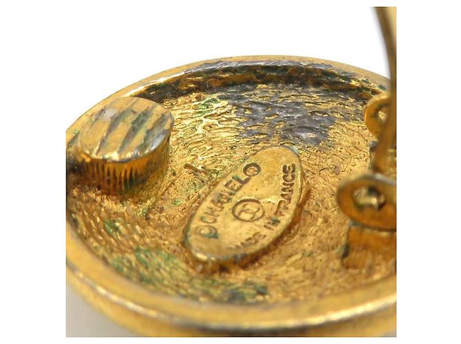 Orecchini a clip dorati Chanel D'oro - vista 11