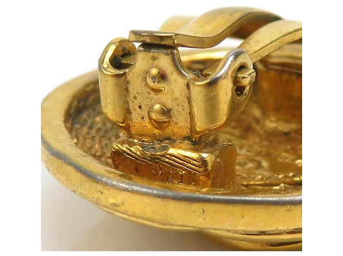 Orecchini a clip dorati Chanel D'oro - vista 12