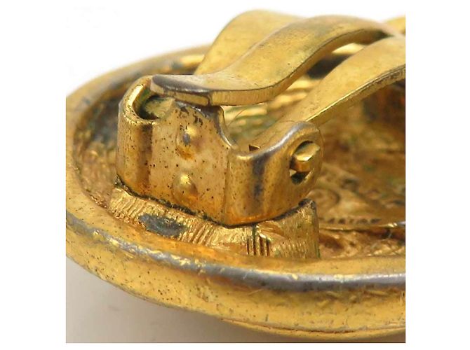Orecchini a clip dorati Chanel D'oro - vista 13