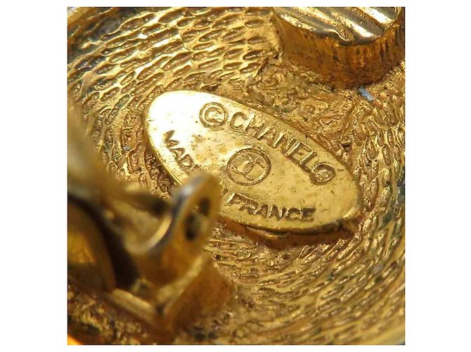 Orecchini a clip dorati Chanel D'oro - vista 14