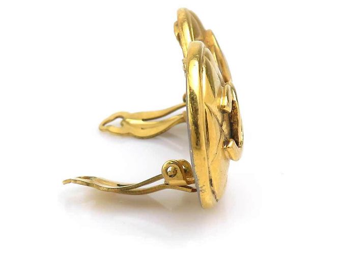 Orecchini a clip dorati Chanel D'oro - vista 2