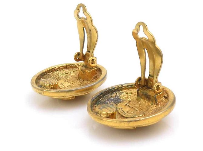 Orecchini a clip dorati Chanel D'oro - vista 5