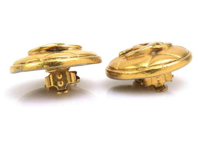 Orecchini a clip dorati Chanel D'oro - vista 7