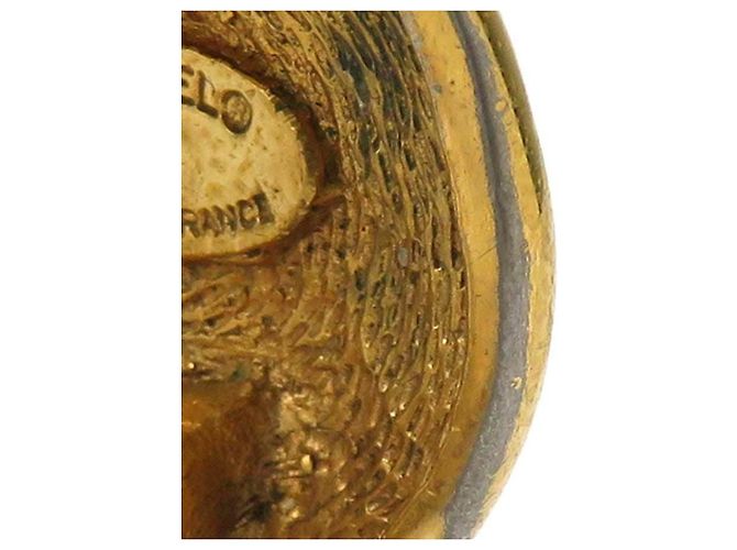 Orecchini a clip dorati Chanel D'oro - vista 9