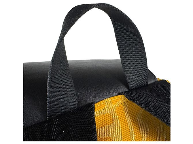 Fendi Strike Large Backpack Black Yellow - view 10