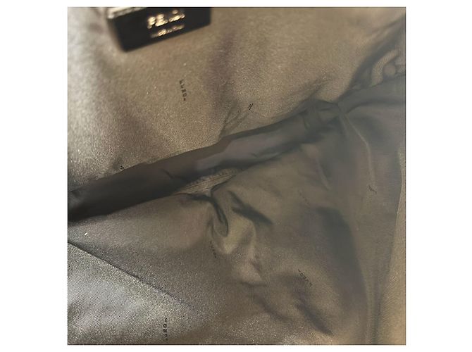 Fendi Strike Large Backpack Black Yellow - view 5