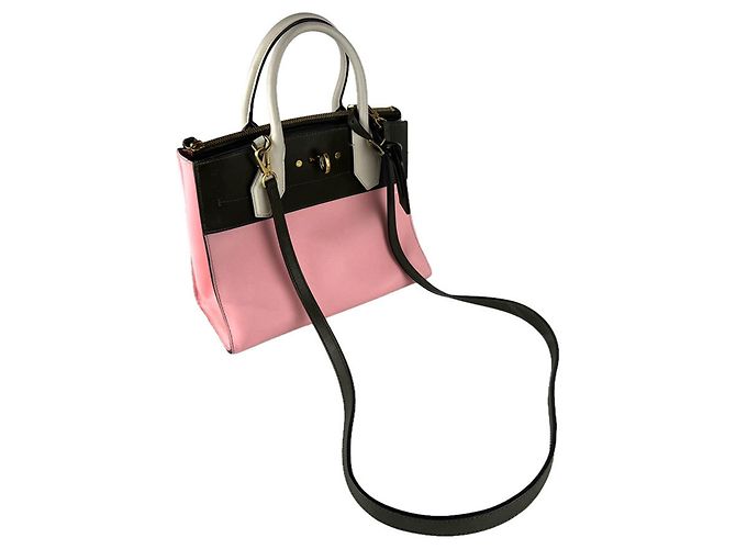 Borsa a mano in pelle City Steamer PM di Louis Vuitton Rosa Bianco Cachi - vista 11