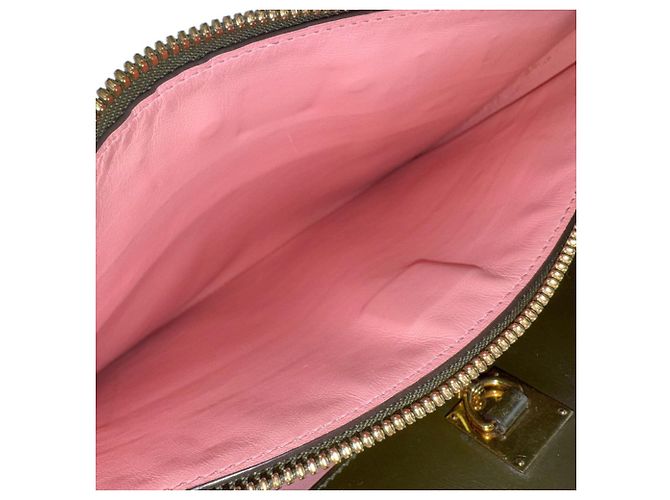 Borsa a mano in pelle City Steamer PM di Louis Vuitton Rosa Bianco Cachi - vista 12