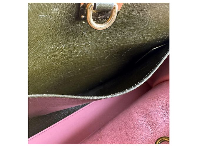 Borsa a mano in pelle City Steamer PM di Louis Vuitton Rosa Bianco Cachi - vista 13