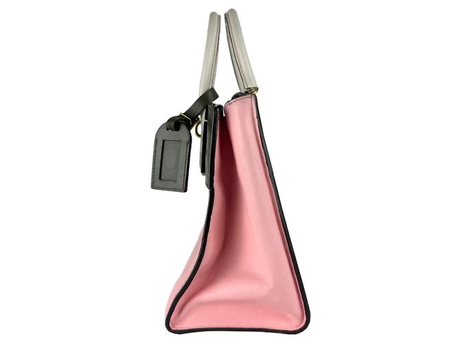 Borsa a mano in pelle City Steamer PM di Louis Vuitton Rosa Bianco Cachi - vista 2