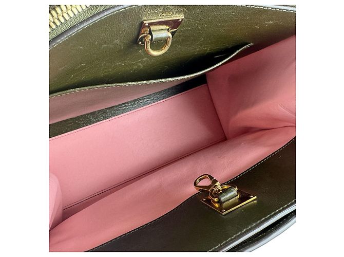 Borsa a mano in pelle City Steamer PM di Louis Vuitton Rosa Bianco Cachi - vista 5