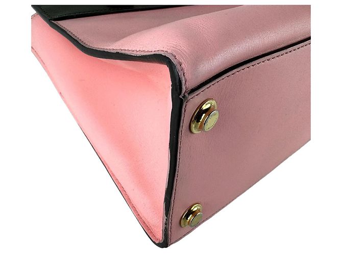 Borsa a mano in pelle City Steamer PM di Louis Vuitton Rosa Bianco Cachi - vista 8