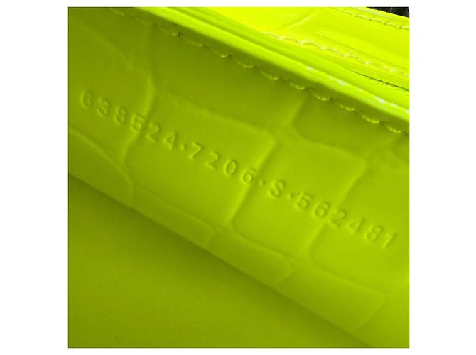 Sac à main mini Neo Classic City de Balenciaga Jaune - vue 12