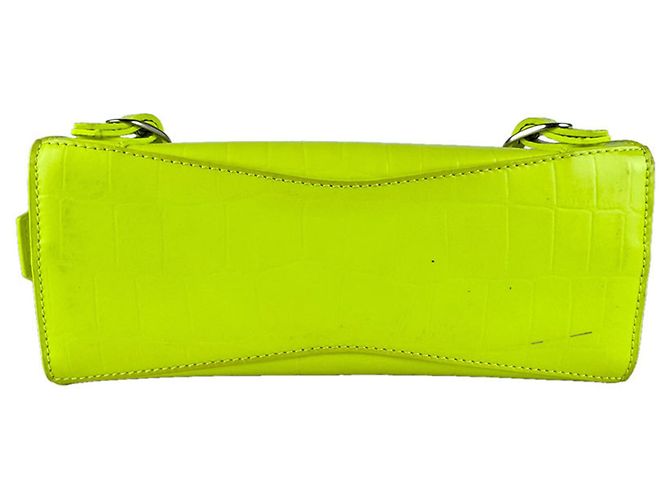 Sac à main mini Neo Classic City de Balenciaga Jaune - vue 4