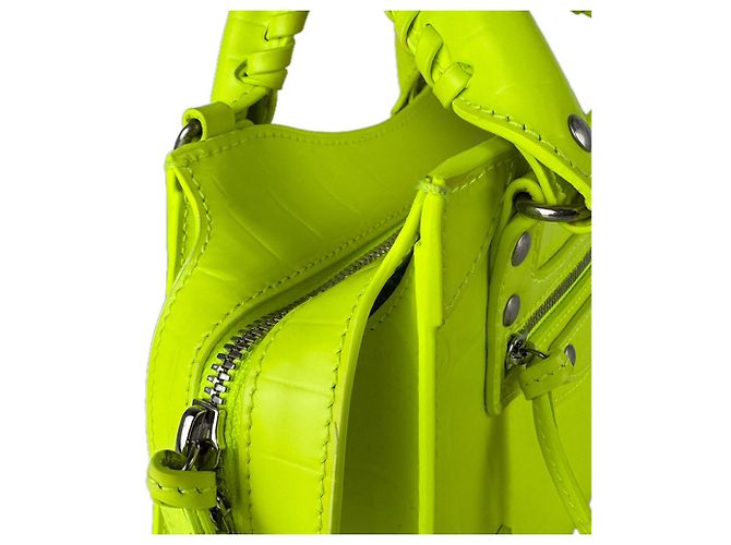 Sac à main mini Neo Classic City de Balenciaga Jaune - vue 6