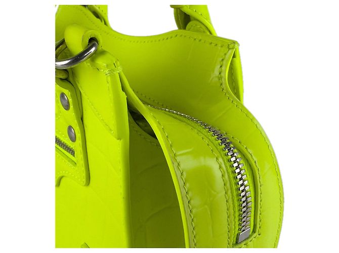 Sac à main mini Neo Classic City de Balenciaga Jaune - vue 7
