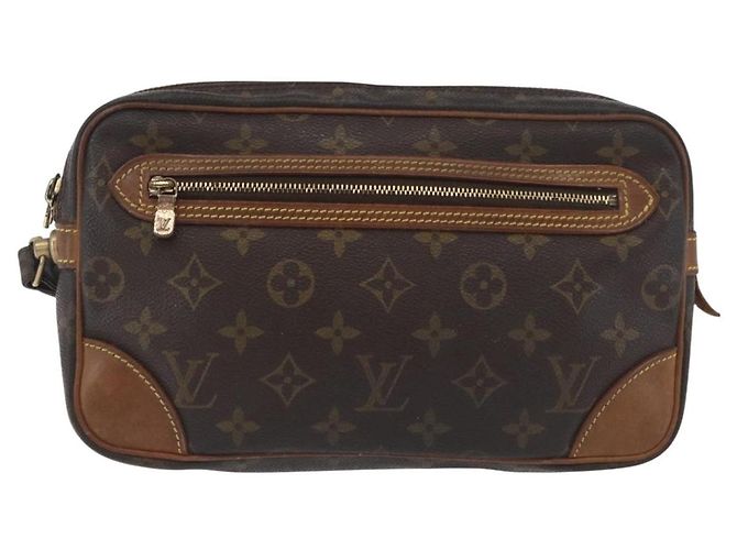 LOUIS VUITTON Clutch Marly Dragonne GM Monogram M51825 LV Auth YKZ378 Monogramma - vista 13