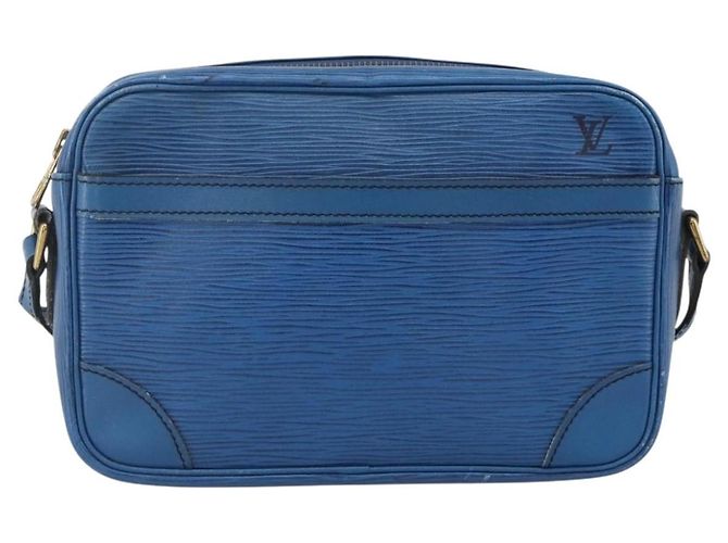 LOUIS VUITTON Borsa a Spalla Epi Trocadero 23 Blu M52305 LV Auth 164119 - vista 13