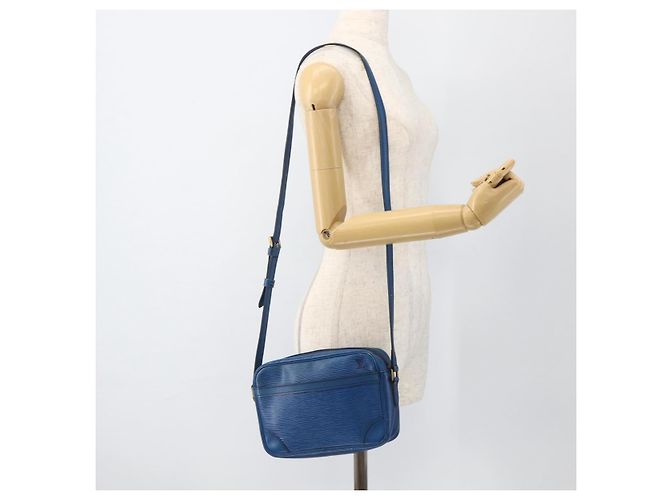 LOUIS VUITTON Borsa a Spalla Epi Trocadero 23 Blu M52305 LV Auth 164119 - vista 22