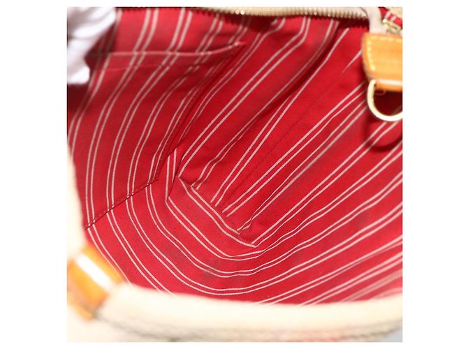 LOUIS VUITTON Antigua Cabas PM Borsa a Mano Rossa Beige M40038 LV Auth ka3789 Rosso - vista 18