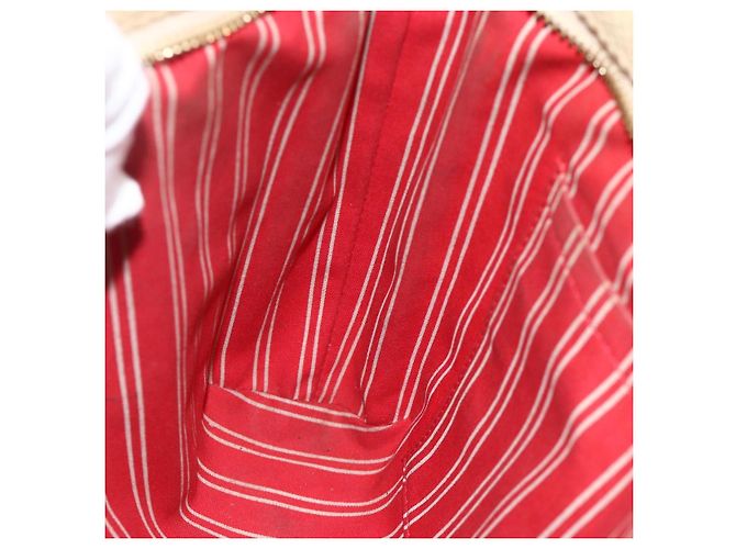 LOUIS VUITTON Antigua Cabas PM Borsa a Mano Rossa Beige M40038 LV Auth ka3789 Rosso - vista 19
