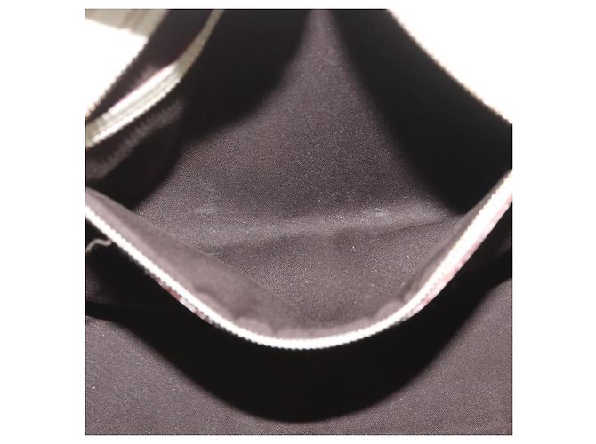 Borsa a mano Horsebit in pelle bianca e oro GUCCI 145770 Auth bs34368 Bianco D'oro - vista 21