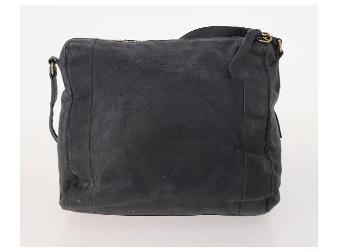 Pequin Fendi Chloe Borsa a Mano in Tela Pecan in Pelle 4 Pezzi Nero Marrone Auth BSZ448 - vista 3