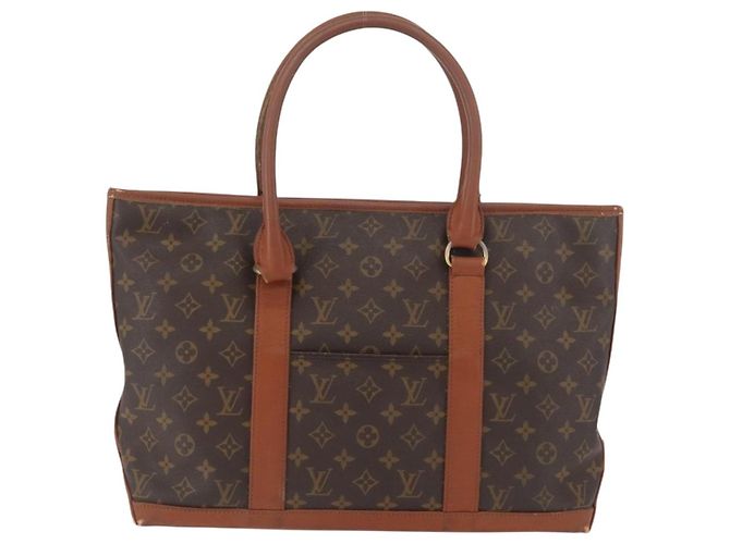 LOUIS VUITTON Borsa a Mano Weekend PM Monogram M42425 LV Auth INZ067 Monogramma - vista 3