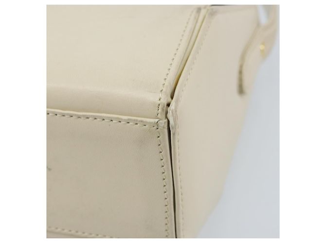 Borsa a mano GIVENCHY in pelle beige dorata Auth YKZ357 D'oro - vista 12