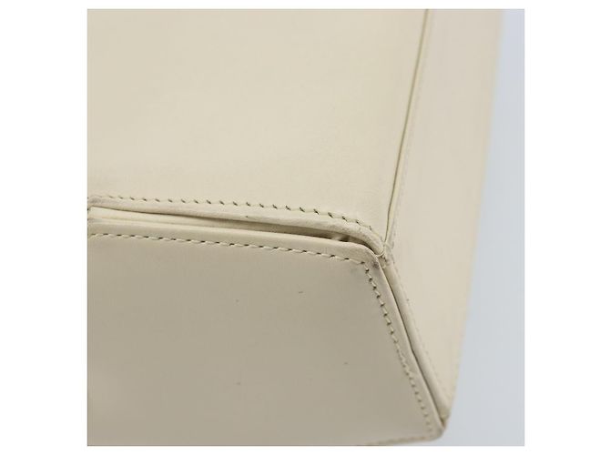 Borsa a mano GIVENCHY in pelle beige dorata Auth YKZ357 D'oro - vista 13