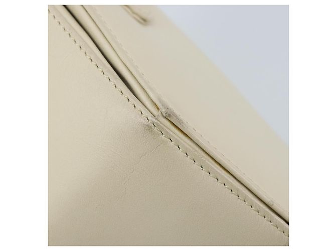 Borsa a mano GIVENCHY in pelle beige dorata Auth YKZ357 D'oro - vista 15