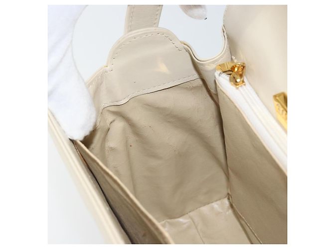 Borsa a mano GIVENCHY in pelle beige dorata Auth YKZ357 D'oro - vista 20