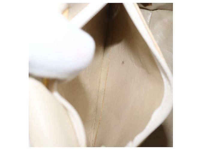Borsa a mano GIVENCHY in pelle beige dorata Auth YKZ357 D'oro - vista 22