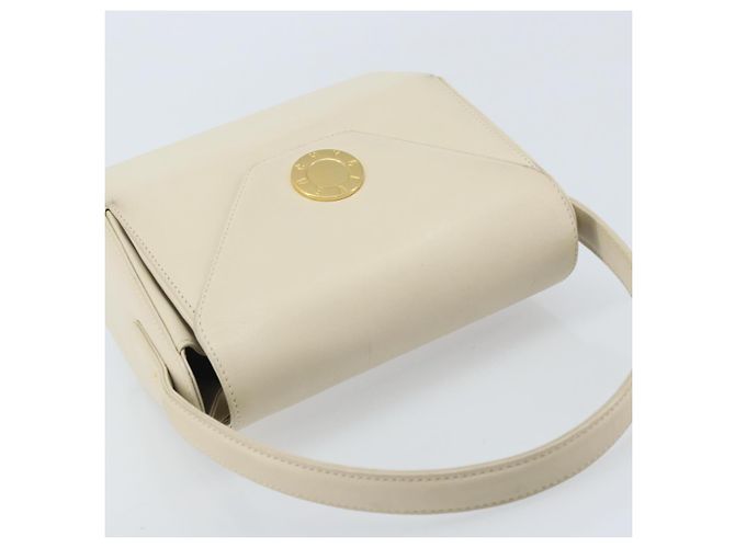 Borsa a mano GIVENCHY in pelle beige dorata Auth YKZ357 D'oro - vista 6