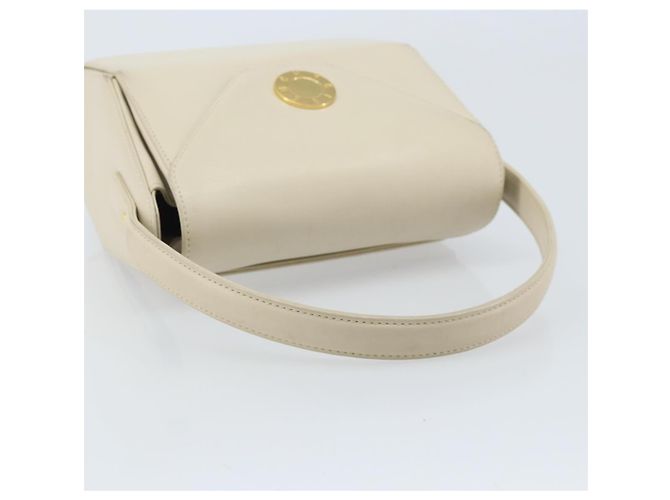Borsa a mano GIVENCHY in pelle beige dorata Auth YKZ357 D'oro - vista 7