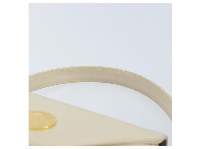 Borsa a mano GIVENCHY in pelle beige dorata Auth YKZ357 D'oro - vista 8