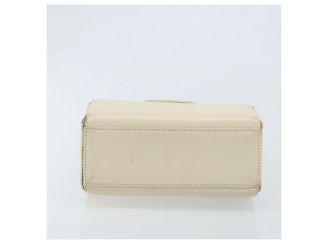Borsa a mano GIVENCHY in pelle beige dorata Auth YKZ357 D'oro - vista 9