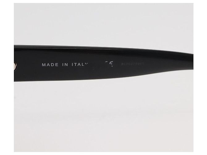Lunettes de soleil CHANEL COCO Mark en plastique Noir 5385-A CC Auth BA11986 - vue 13