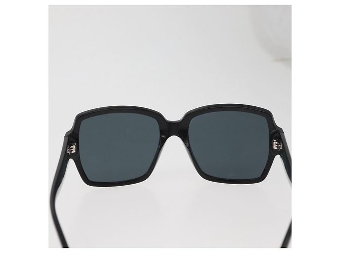 Lunettes de soleil CHANEL COCO Mark en plastique Noir 5385-A CC Auth BA11986 - vue 3