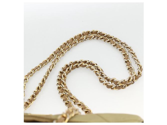 PRADA Borsa a Spalla con Catena Nylon Verde Oro Auth YKZ308 D'oro - vista 8