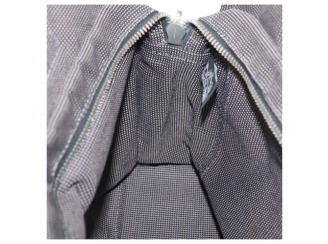 Hermès HERMES Handtasche Her Line Canvas Grau Auth YKZ1002 Braun - Ansicht 19
