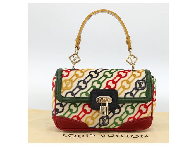 LOUIS VUITTON Pochette Dolly in Velluto Monogram M95208 Auth YKZ1575SM Multicolore - vista 12