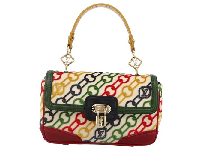 LOUIS VUITTON Pochette Dolly in Velluto Monogram M95208 Auth YKZ1575SM Multicolore - vista 13