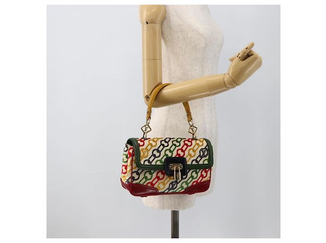 LOUIS VUITTON Pochette Dolly in Velluto Monogram M95208 Auth YKZ1575SM Multicolore - vista 22
