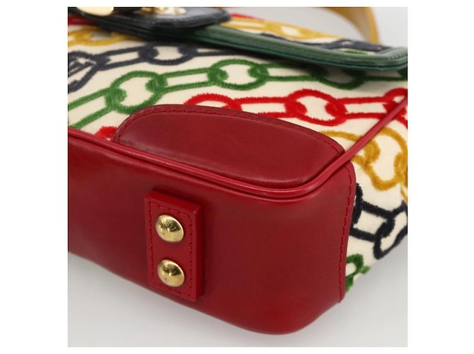 LOUIS VUITTON Pochette Dolly in Velluto Monogram M95208 Auth YKZ1575SM Multicolore - vista 9