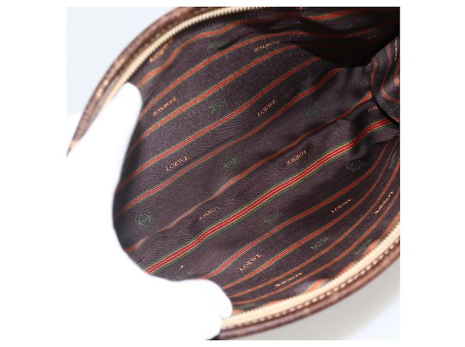 Borsa a Spalla CARTIER in Pelle 2 Set Bordeaux Beige Auth 164635 Bordò - vista 15
