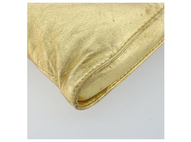 Borsa a Spalla in Pelle LOEWE anagramma Oro Auth AMZ499 D'oro - vista 14
