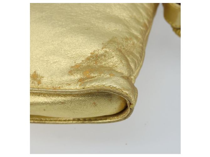 Borsa a Spalla in Pelle LOEWE anagramma Oro Auth AMZ499 D'oro - vista 15